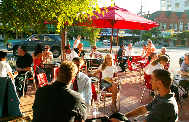 Cafe scene Wellington