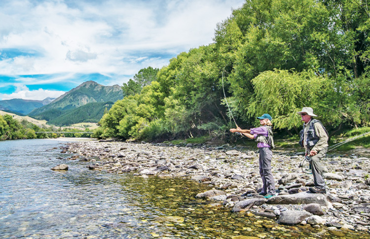 Fishing near Stonefly Lodge