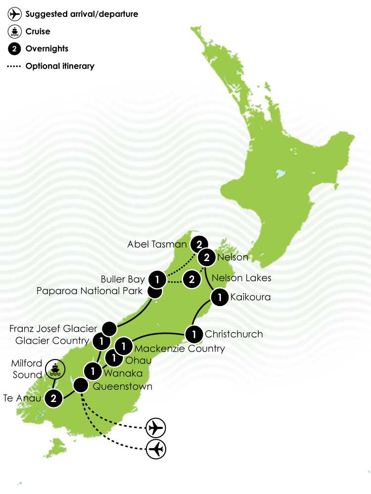 Kiwi Classic Large Map