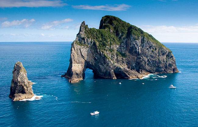 Stunning landscape at the Bay of Islands.