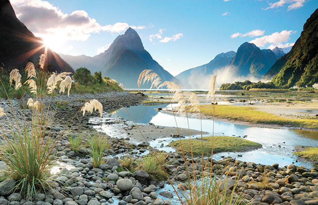 The beautiful Milford Sound Fiordland.