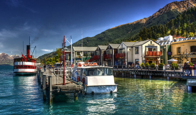 Steamer Wharf Queenstown.