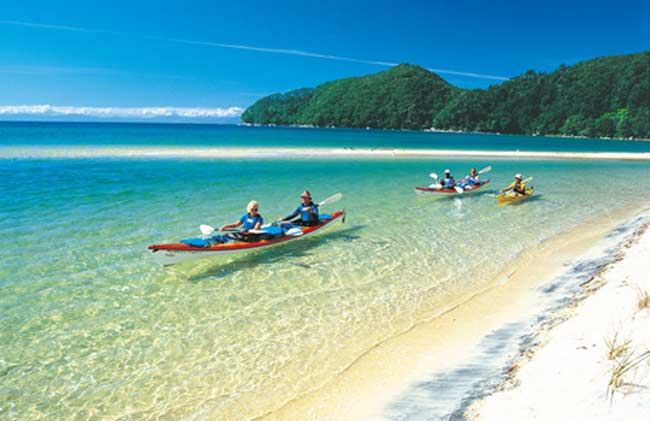 Coastline of the Abel Tasman Park.