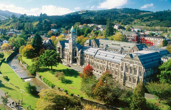 Nice view of the old city of Dunedin.