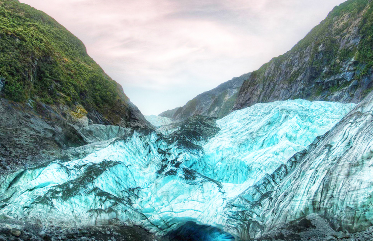The beautiful Franz Josef Glacier.