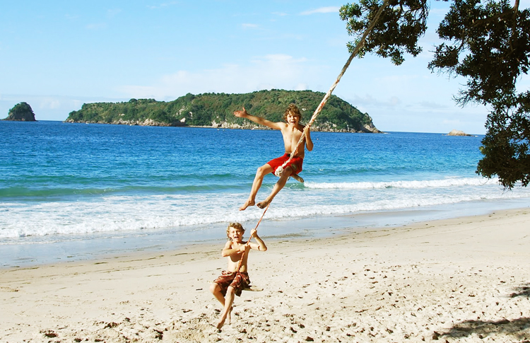 Kid on the Beach - Coromandel Penensula