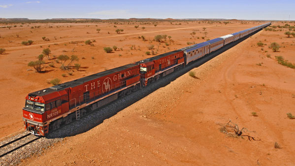 The Ghan - A Classic Rail Journey through the Australian Red Centre.