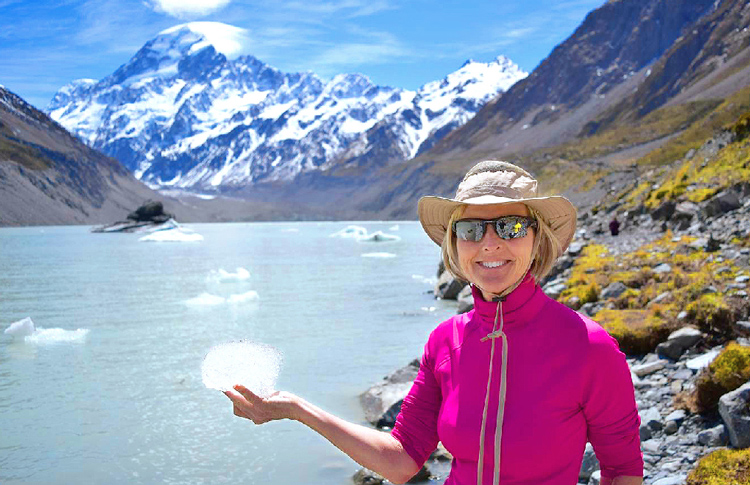 Mount Cook Tasman glacier