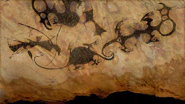 Early Maori Rock Art.