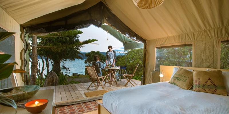 Glamping in New Zealands North Island