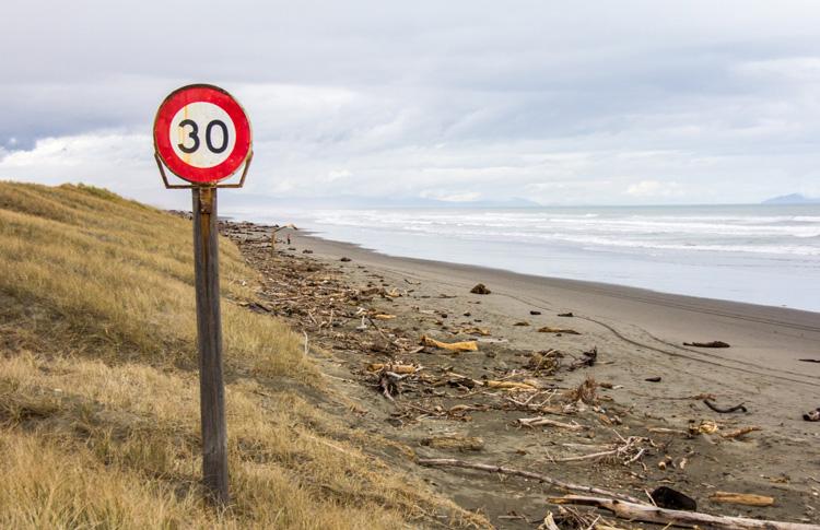 Beach driving is a common practice in New Zealand