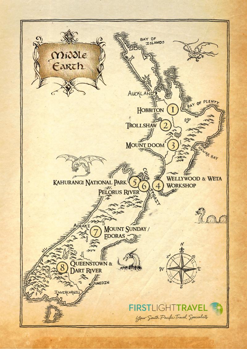 LoTR Hobbit Filming Locations New Zealand