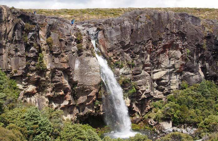 the Taranaki Falls