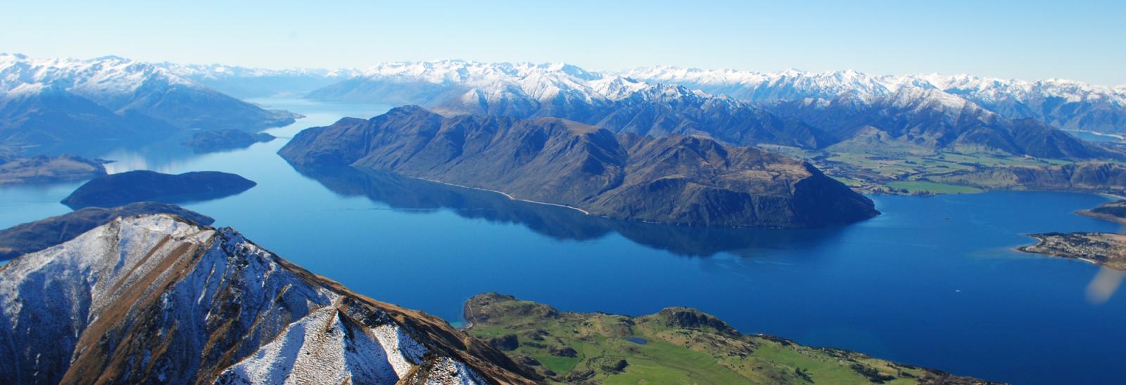 Breathtaking views of New Zealand's South Island.
