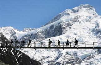 Incredible Walking Trail at Mount Cook, Ball Pass Track