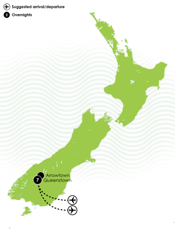 Queenstown Golf Experience Large Map
