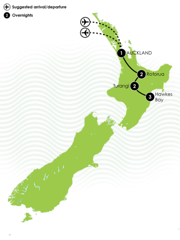 South Island Fly Fishing Tour Large map