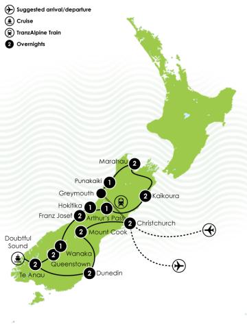 The Ultimate 21 Day South Island Self Drive Tour