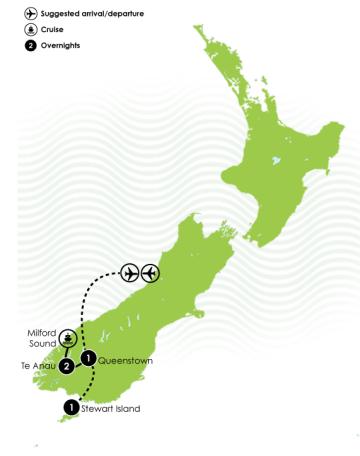 5 Day New Zealand Great Walk Adventure Great Map
