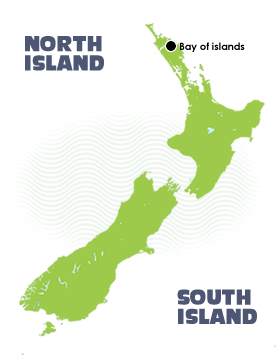 Bay of Islands Bareboat Tour - Location Map
