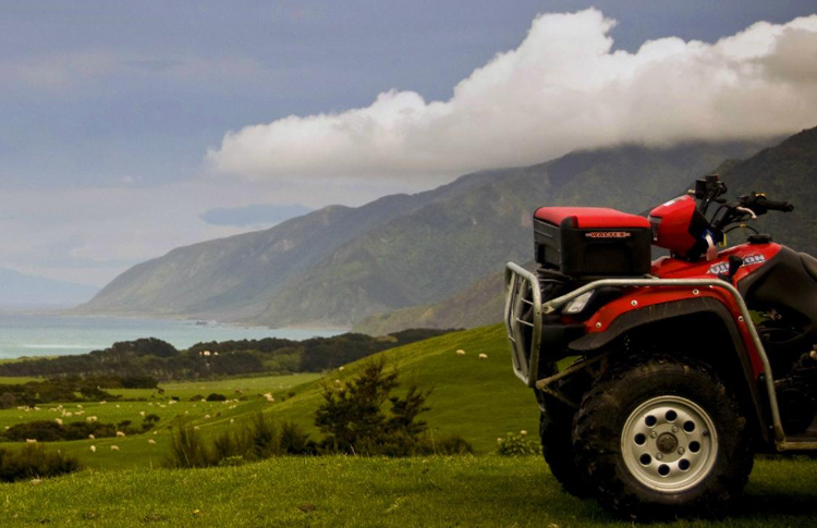 Wharekauhau Quad biking