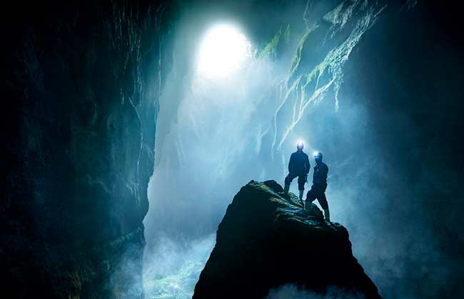 Deep inside the Lost World, Waitomo.