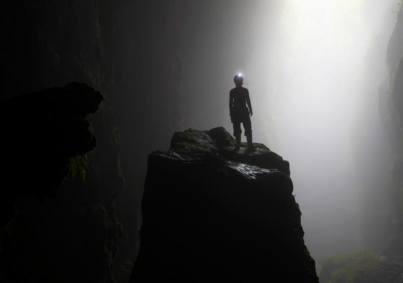 Jonathan New Zealand caving adventure