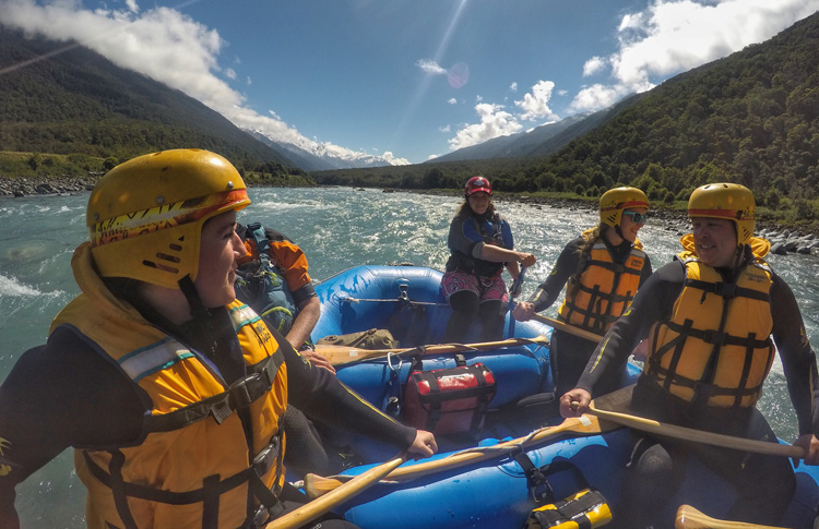 Rafting the Landsborough River