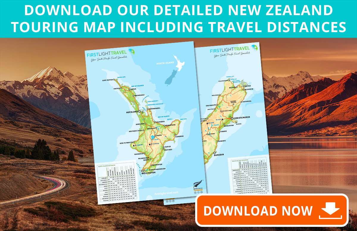 new zealand tourism map