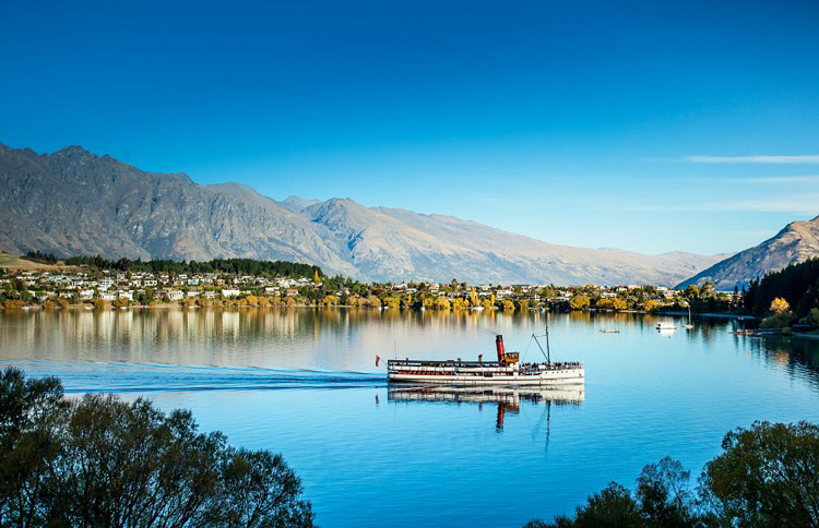 Queenstown and lake
