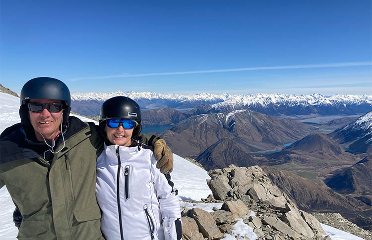 Skiing in the south Island's Craigieburn Range