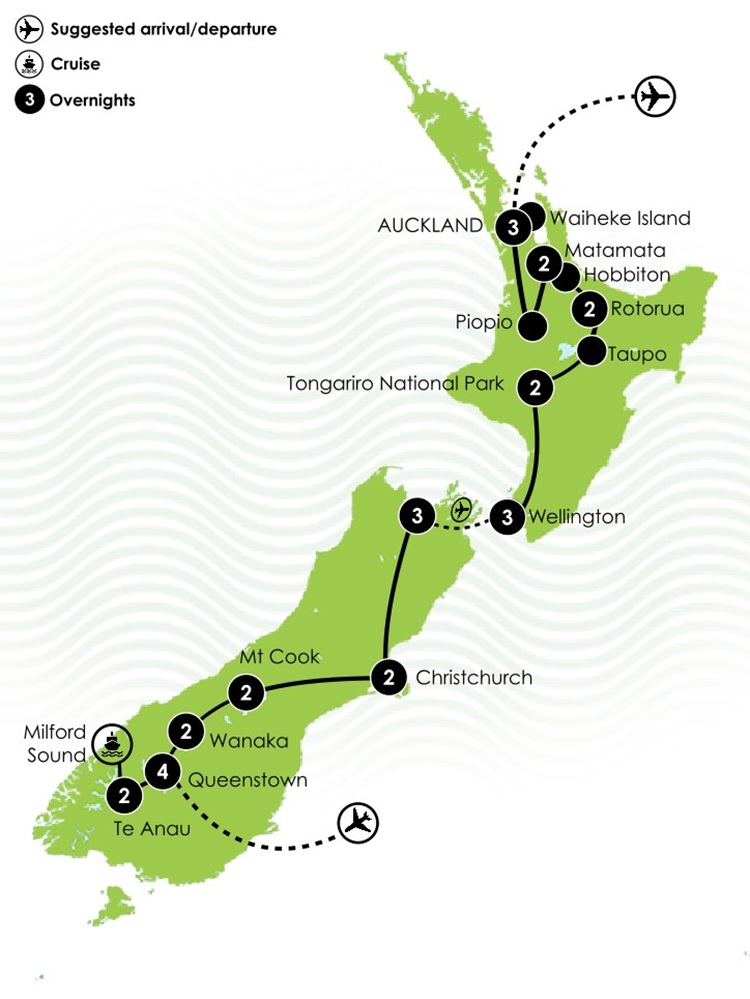 My Precious Middle Erath Adventure Tour Map
