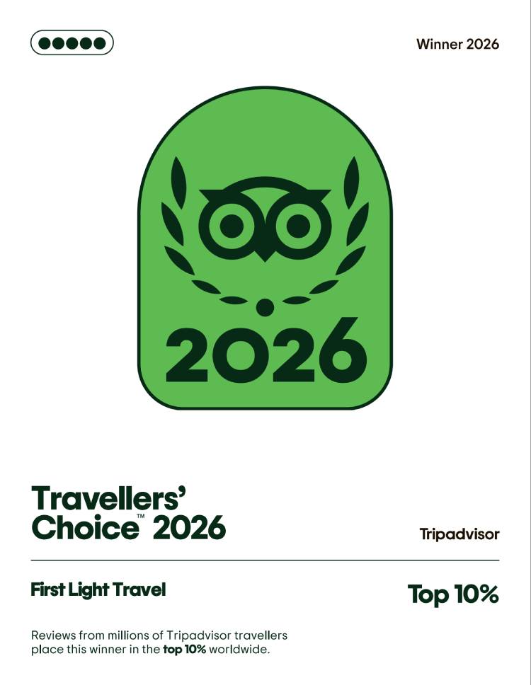 First Light Travel wins 2026 Tripadvisor Travellers Choice Award