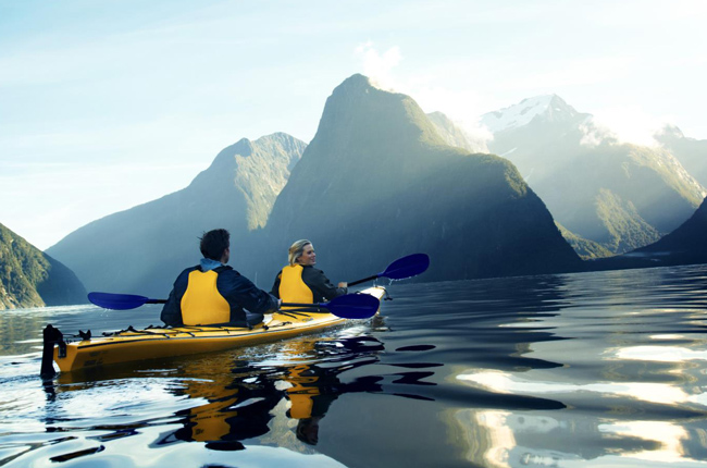 Kayaking Majestic Milford Sound