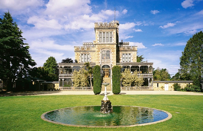 Beautiful view of Larnach Castle.