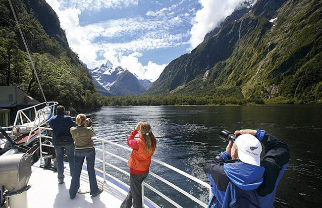 Perfect adventure at Milford Sound.