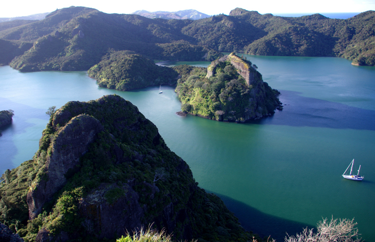 The Bay of Islands consist of 144 Islands, many of which are uninhabited.