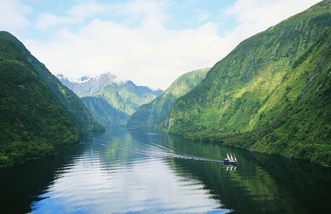 The marvellous scenery of Doubtful Sound.