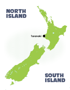 Map of Taranaki