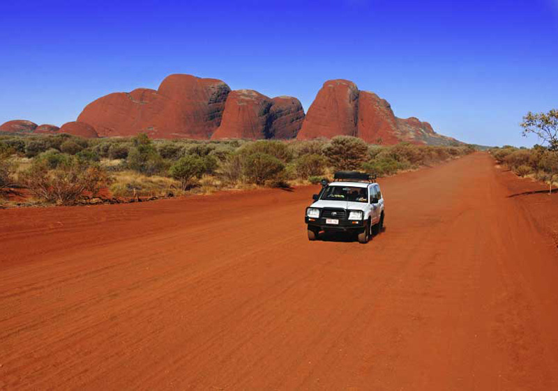 Driving in the Australian Outback