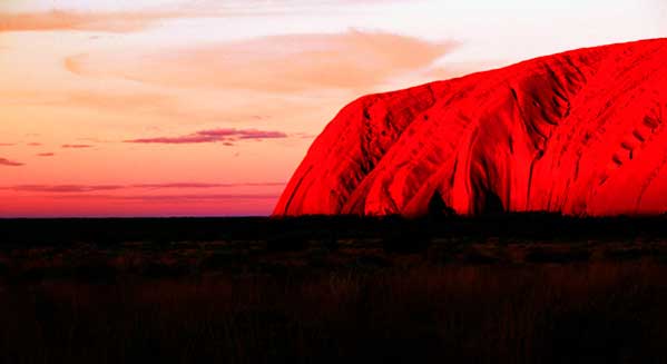 Ayers Rock, the Big Brother and a Devil of a Dingo