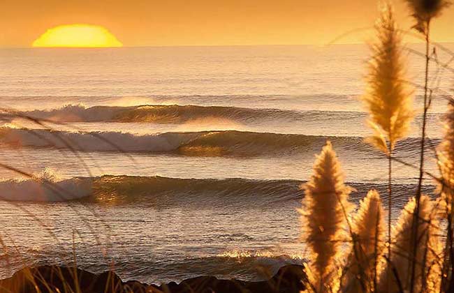 Sunset in Raglan.