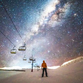 the night sky as seen from Queenstown New Zealand