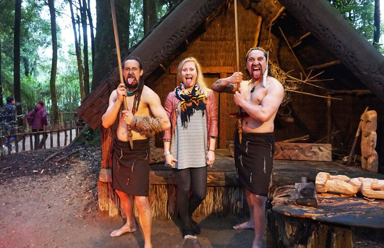 Elizabeth at Tamaki Maori Village