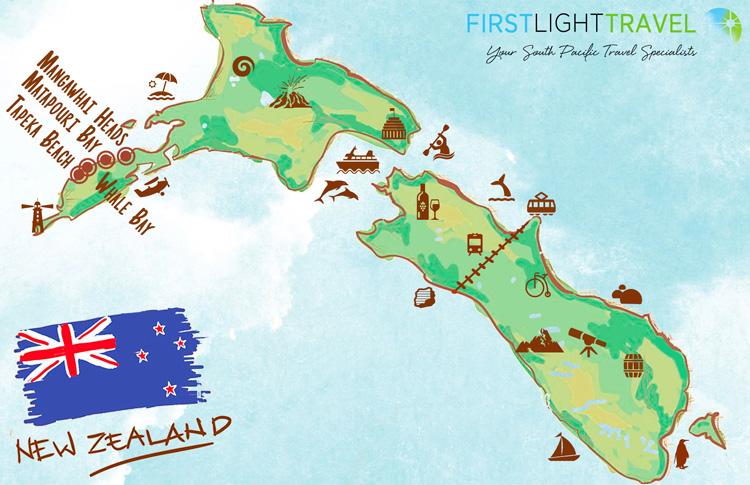 Map of Northlands Beaches 