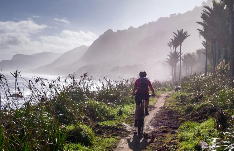 Moutnain biking the Heaphy Track