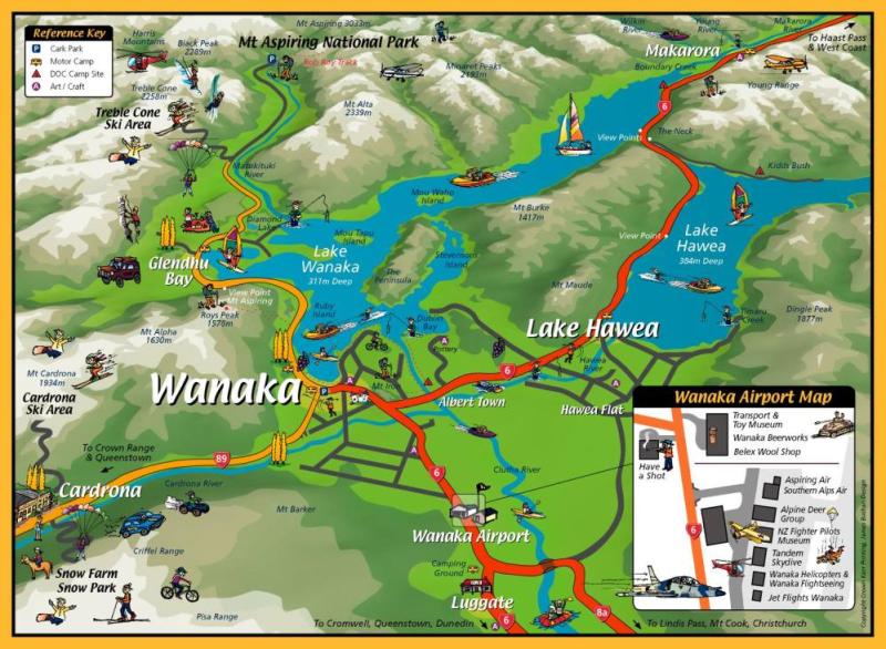 Wanaka Map