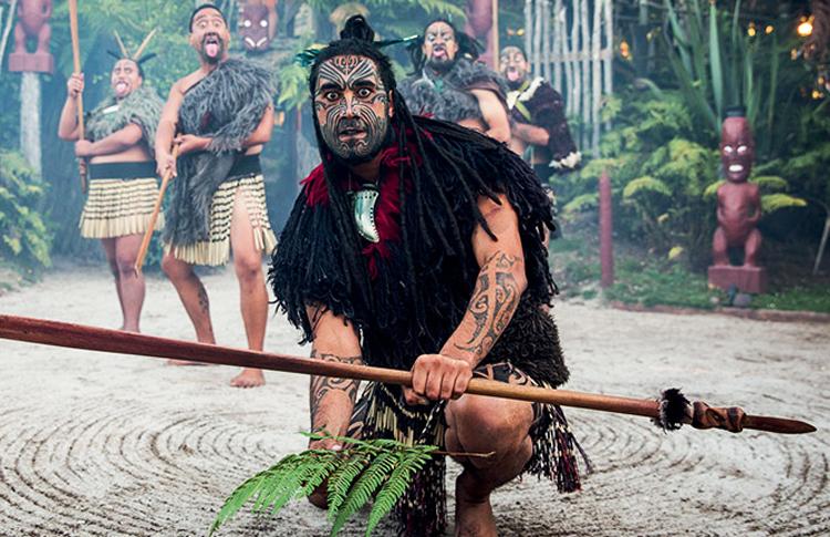 Tikanga Maori Wero or challenge at a Powhiri