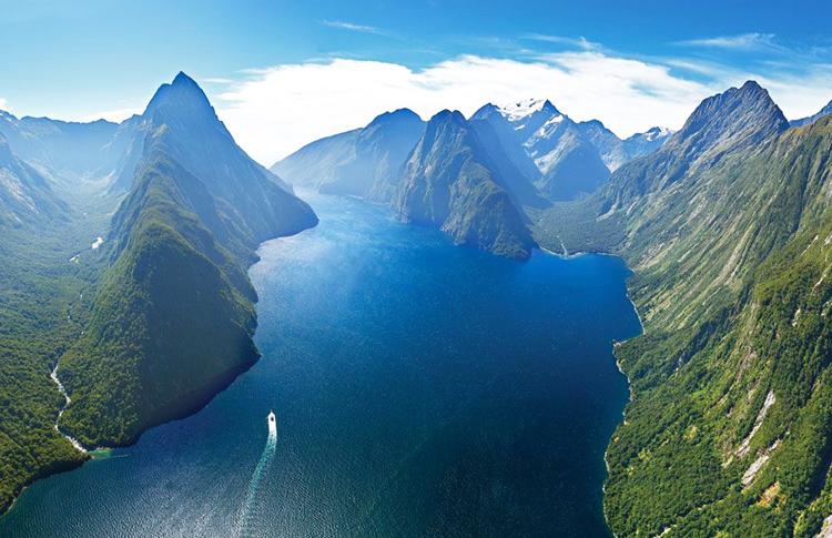 Doubtful Sound aerial image
