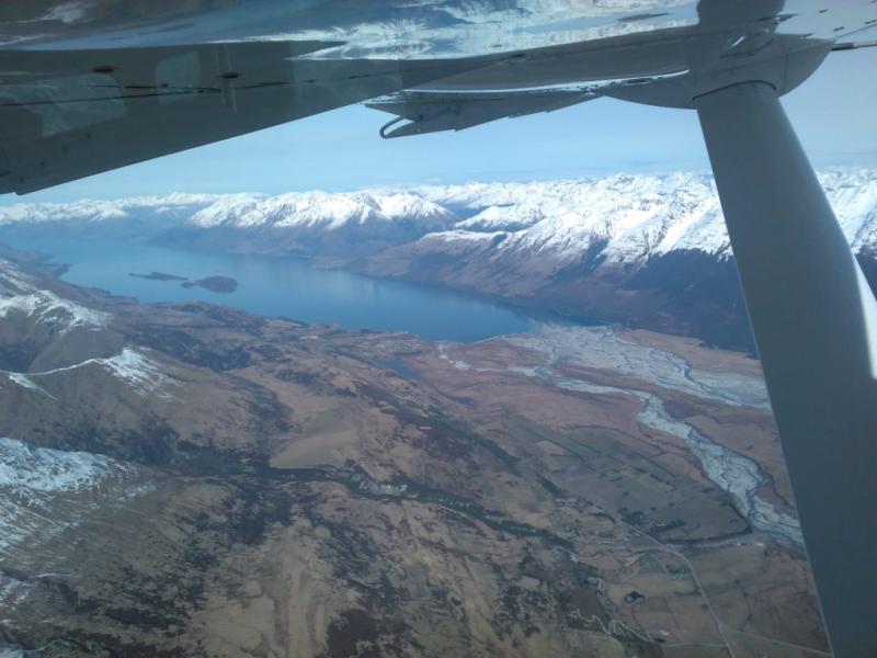 Scenic flight Queenstown to Milford Sound